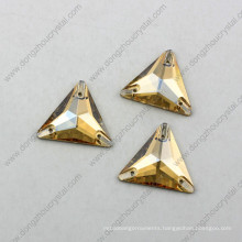 Multi-Size Triangle Sew on Stone Crystal Accessories for Garment